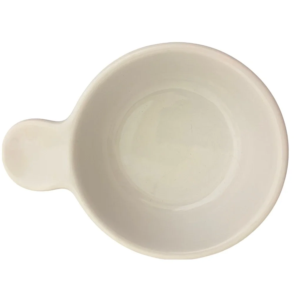 Corning‎ Ware Grab-It 15 oz White Stoneware Bowl with Plastic Lid Vintage
